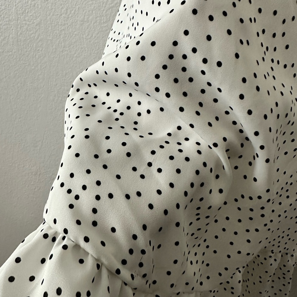 Polka Dot Mini Dress w/ belt